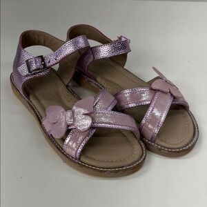 New Elephantito Butterfly Glitter Sandal in Purple Size 13